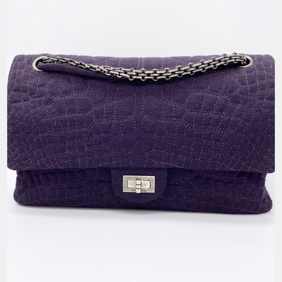CHANEL Handbags - Chanel Purple 2.55 Fabric Reissue Bag
